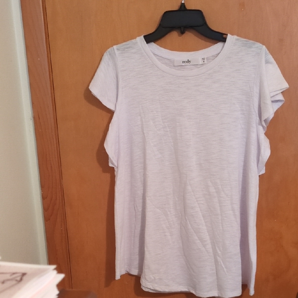 Ready White Flared Tee